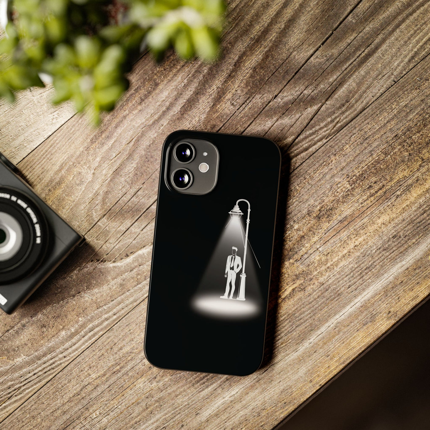 Slim Mystery Man Spotlight Gift for Her Cute Phone Cases for Iphone 16 Pro Max | iPhone 15 Case | iPhone 15 Pro Max Case, Iphone 14, 13, 12, 11, 10, 8, 7