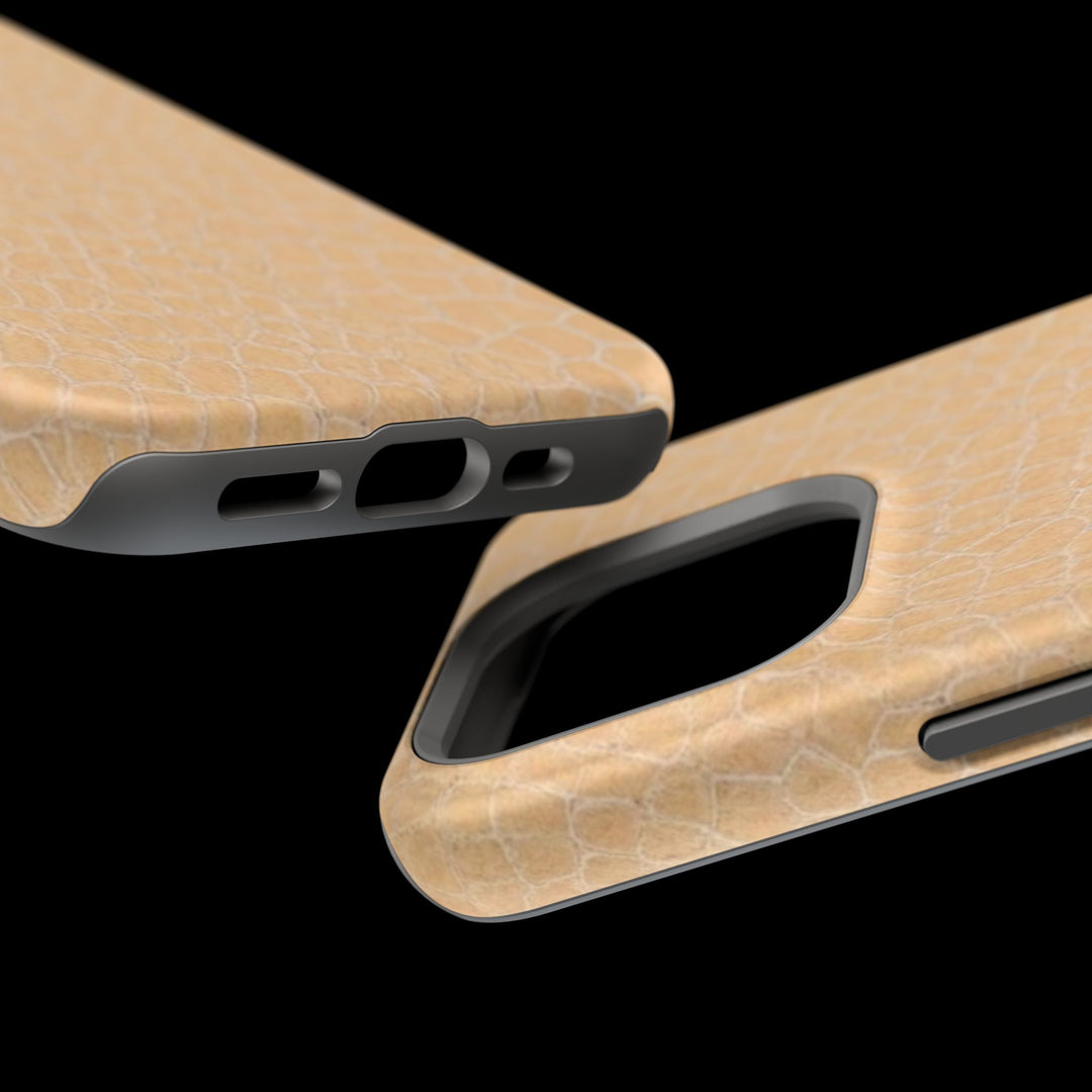 Non Leather Beige Color Pattern Magsafe Cute Phone Case for Iphone Gift for Her, | iPhone 15 Case | iPhone 15 Pro Max Case, Iphone 14, Iphone 14 Pro Max, Iphone 13, Iphone 16 - Studio40ParkLane
