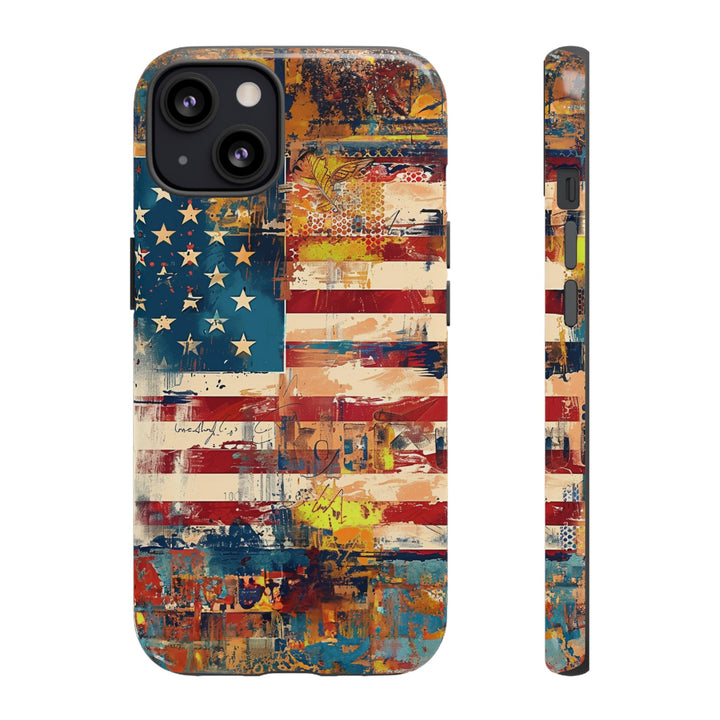 Impact Resistant, American Flag, Cute Phone Cases for Samsung S24, S23, S22, S21, IPhone 15 pro Iphone 14 pro Iphone 13 IPhone 12 Iphone 11 - Studio40ParkLane