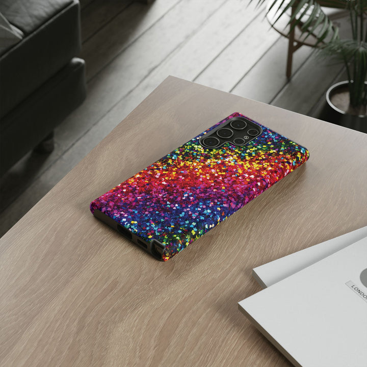 Premium Tough Muted Non - Glitter Color Composition Cute Phone Case, for IPhone 16 pro Max | Iphone 15, Iphone 14, 13, Samsung Galaxy S25, S24 - Studio40ParkLane