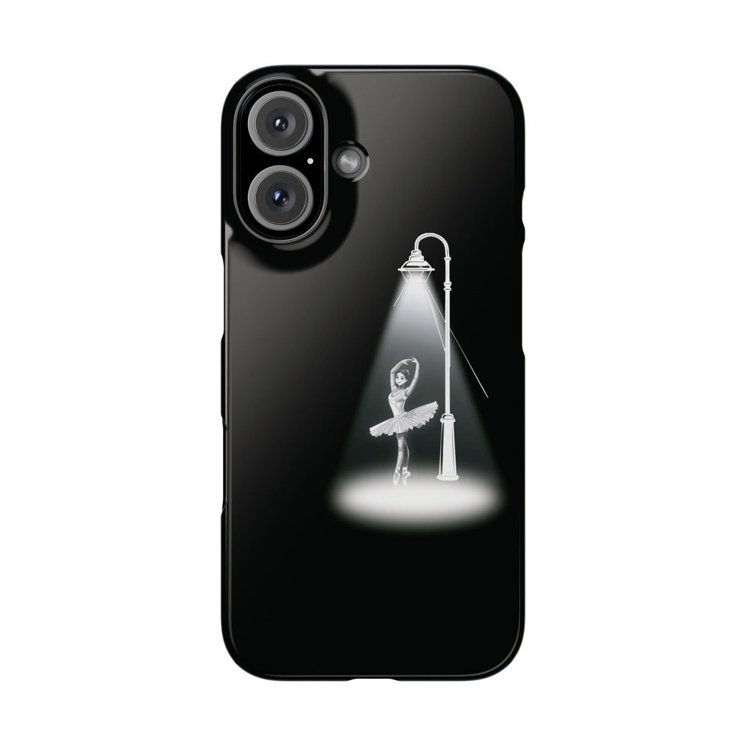 Slim Ballet Dancer Spotlight Gift for Her Cute Phone Cases for Iphone 16 Pro Max | iPhone 15 Case | iPhone 15 Pro Max Case, Iphone 14, 13, 12, 11, 10, 8, 7 - Studio40ParkLane