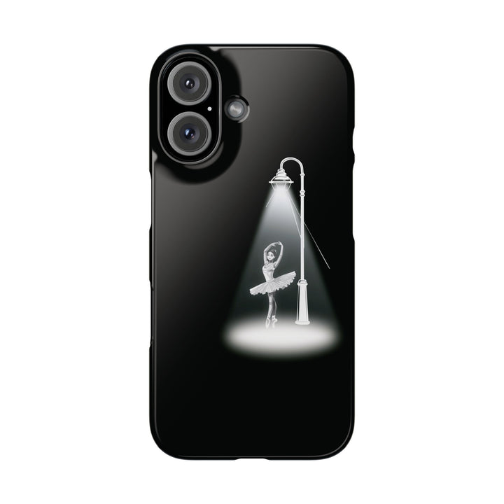 Slim Ballet Dancer Spotlight Gift for Her Cute Phone Cases for Iphone 16 Pro Max | iPhone 15 Case | iPhone 15 Pro Max Case, Iphone 14, 13, 12, 11, 10, 8, 7 - Studio40ParkLane