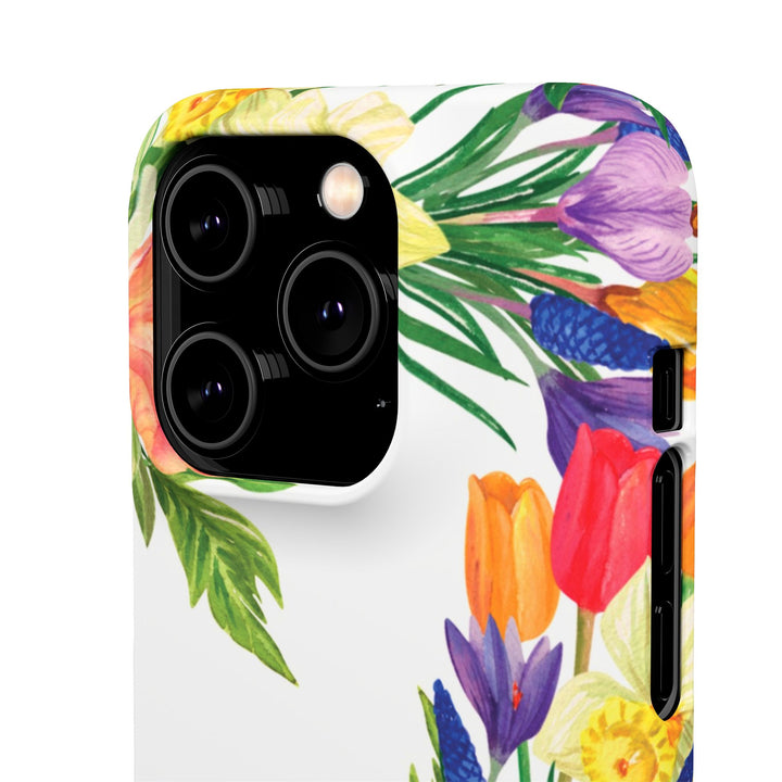 Sleek Snap Spring Summer Flowers Cute Phone Case for iPhone 16 15 14 13 12 11 X Xs Max Xr Pro Plus Samsung Galaxy S24 S23 S22 S21 S20 Ultra