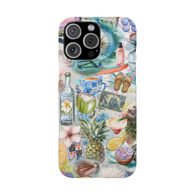 Travel Coquette Collage Slim Cute Phone Cases for Iphone  | iPhone 15 Case | iPhone 15 Pro Max Case, Iphone 14, Iphone 14 Pro Max, Iphone 13