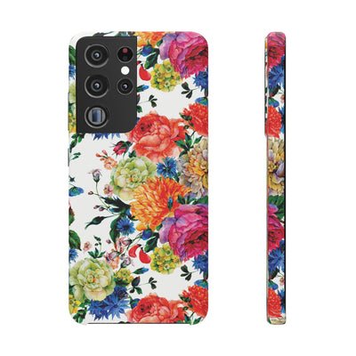 Snap Spring Flowers Cute Phone Cases for Samsung S24, S23, S22, S21, S20, Plus and Ultra, Iphone 16 Pro Max, Iphone 15, 14, 13, 12, 11, 10 - Studio40ParkLane