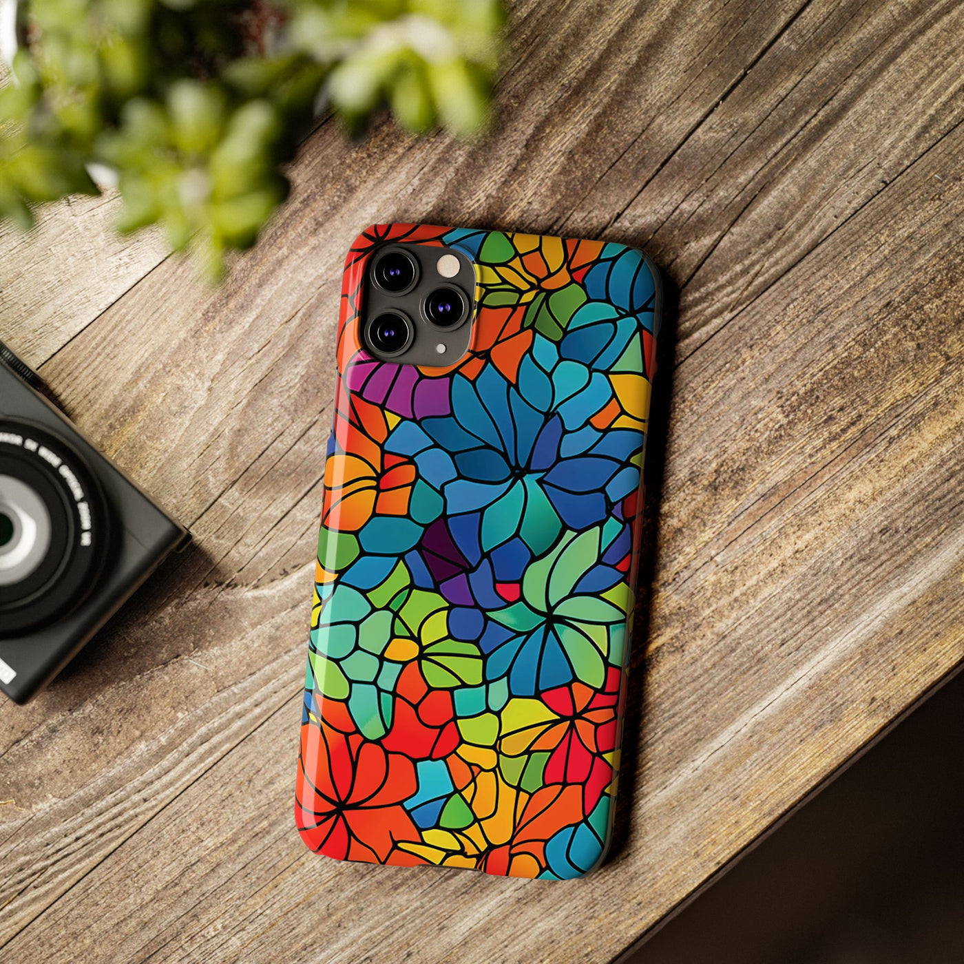 Slim Window Style Mosaic Gift for Her Cute Phone Cases for Iphone 16 Case | iPhone 15 Case | iPhone 15 Pro Max Case, Iphone 14, Iphone 14 Pro Max, Iphone 13