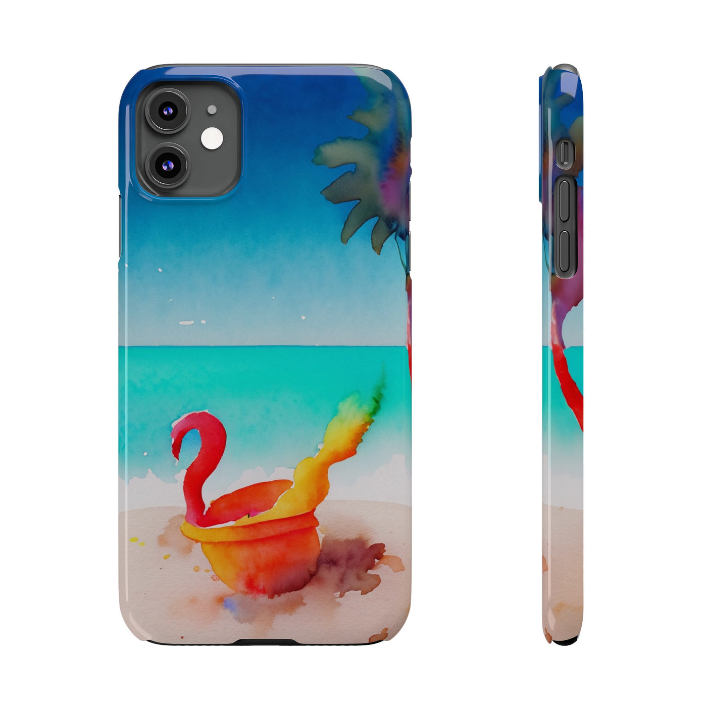 Slim Cute iPhone Cases - | iPhone 15 Case | iPhone 15 Pro Max Case, Iphone 14 Case, Iphone 14 Pro Max, Iphone 13, Summer Beach Bucket