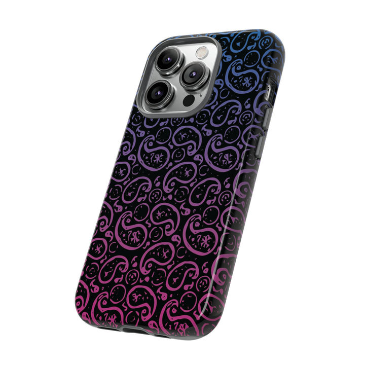 Cute IPhone Case | iPhone 15 Case | iPhone 15 Pro Max Case, Iphone 14 Case, Iphone 14 Pro Max Case IPhone Case for Art Lovers, Paisley Blue Pink - Studio40ParkLane
