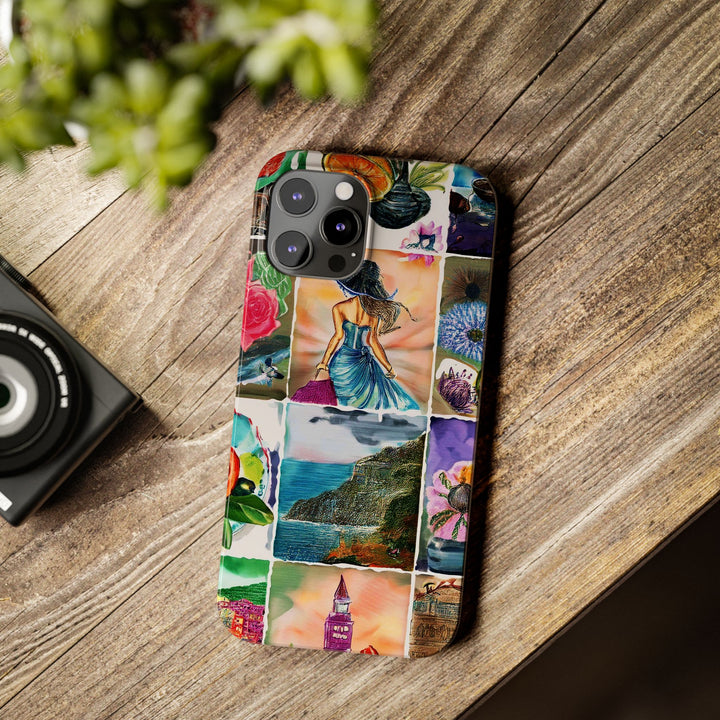 Slim Travel Coquette Collage Slim Cute Phone Cases for Iphone | iPhone 15 Case | iPhone 15 Pro Max Case, Iphone 14, Iphone 14 Pro Max, Iphone 13 - Studio40ParkLane