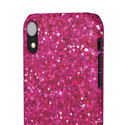 Snap Non-Glitter Muted Pink Play on "Faux" Glitter Effect Cute Phone Cases for Samsung and Iphone, 16, 15, 14, S24, S23, S22, S21, S20, Plus and Ultra