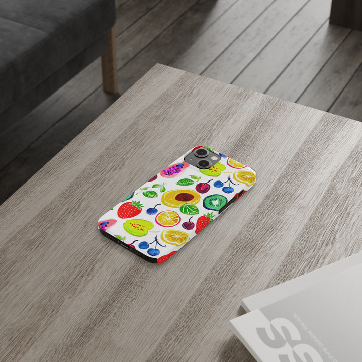 Slim Cute Phone Cases for Iphone | iPhone 15 Case | iPhone 15 Pro Max Case, Iphone 14, Iphone 14 Pro Max, Iphone 13, Summer Fruit Mix - Studio40ParkLane