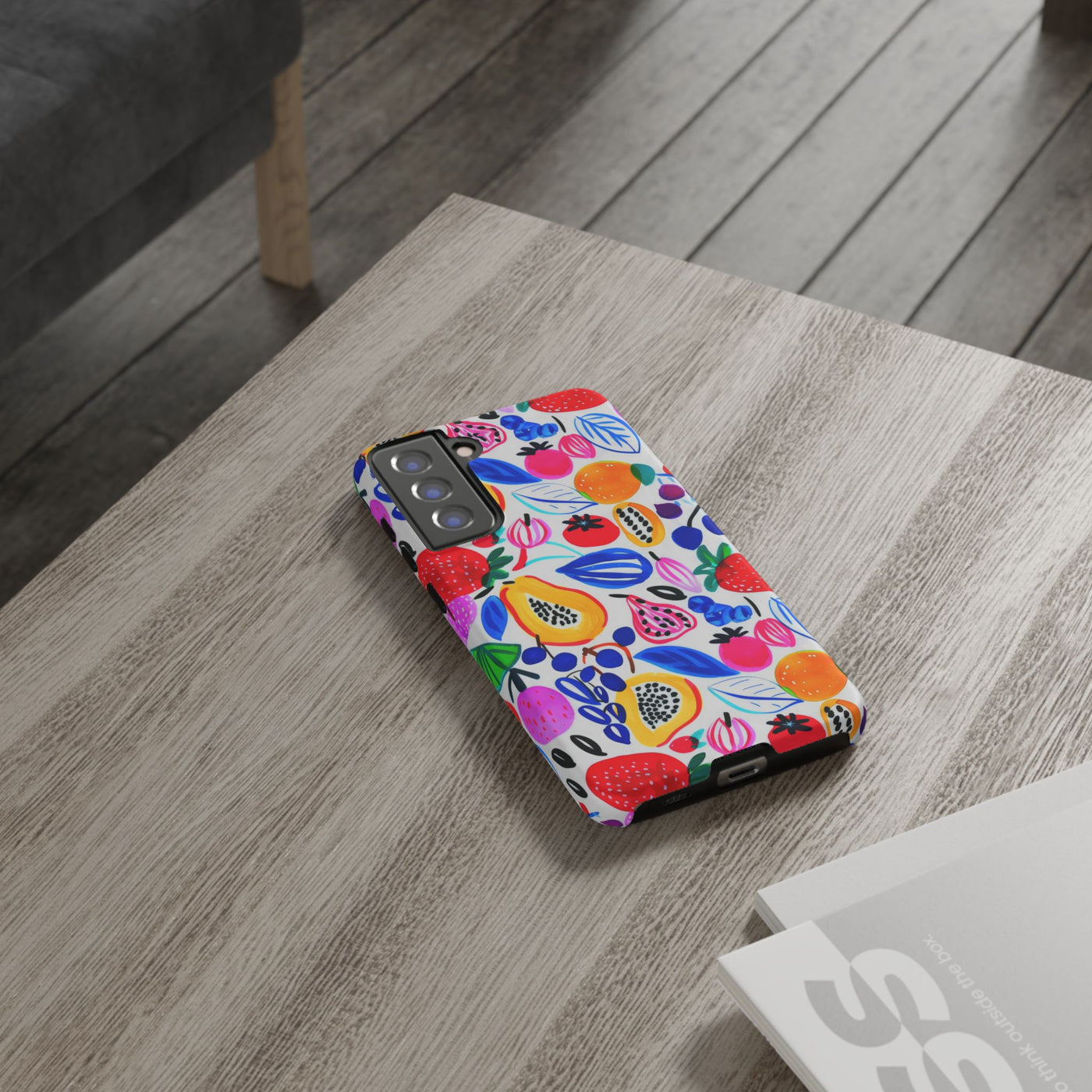 Cute Samsung Phone Case | Aesthetic Samsung Phone Case | Galaxy S23, S22, S21, S20 | Summer Fruit Cocktail, Protective Phone Case