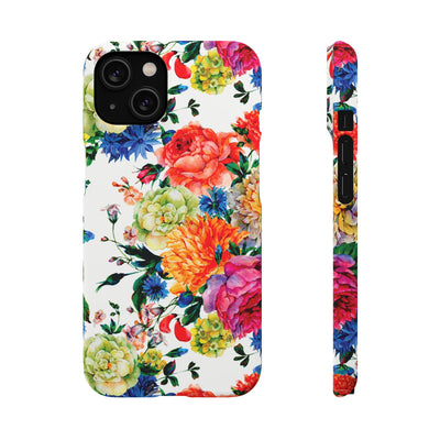 Snap Spring Flowers Cute Phone Cases for Samsung S24, S23, S22, S21, S20, Plus and Ultra, Iphone 16 Pro Max, Iphone 15, 14, 13, 12, 11, 10 - Studio40ParkLane