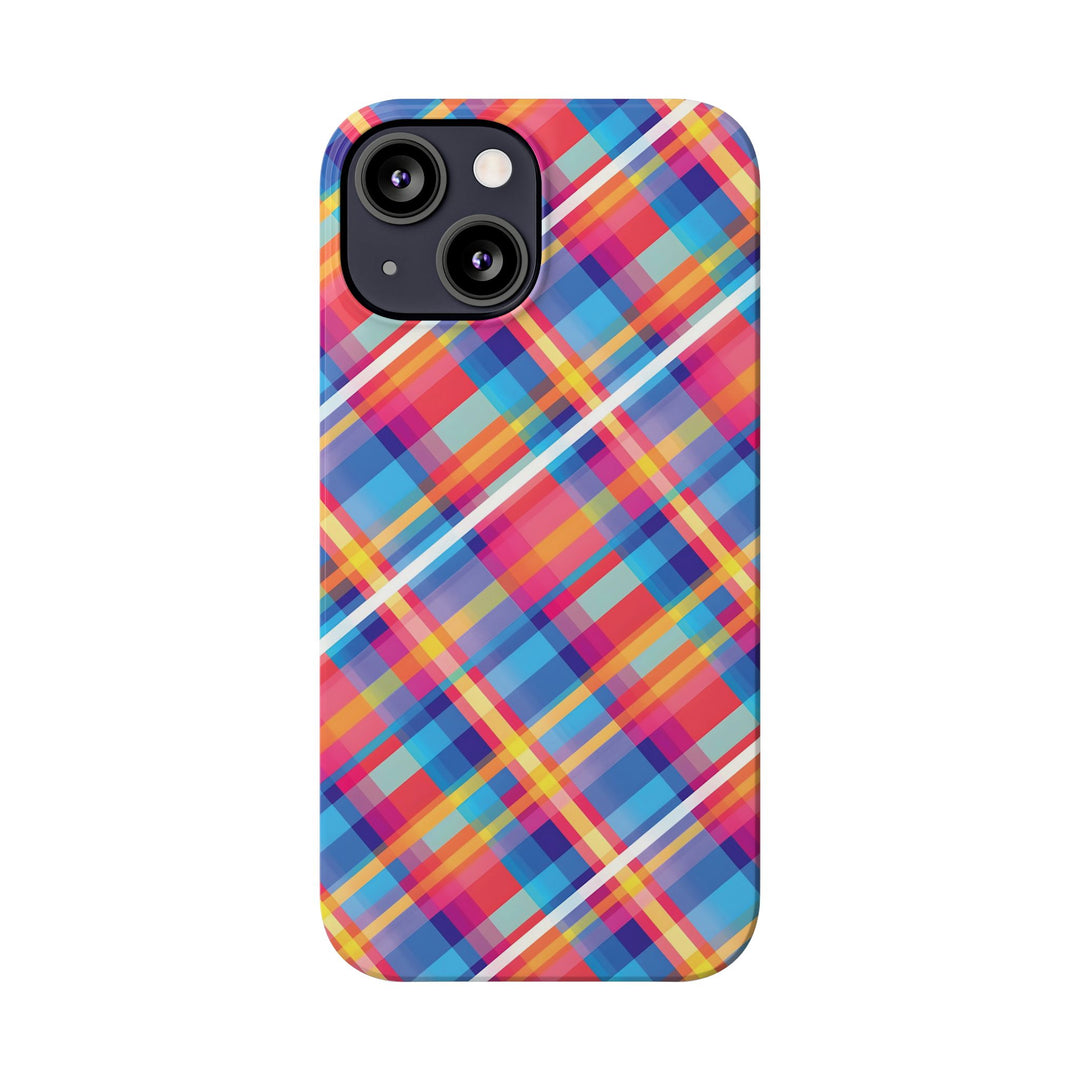 Slim Checkered Plaid Gift for Her Cute Phone Cases for Iphone 16 Pro Max | iPhone 15 Case | iPhone 15 Pro Max Case, Iphone 14, 13, 12, 11, 10, 8, 7 - Studio40ParkLane