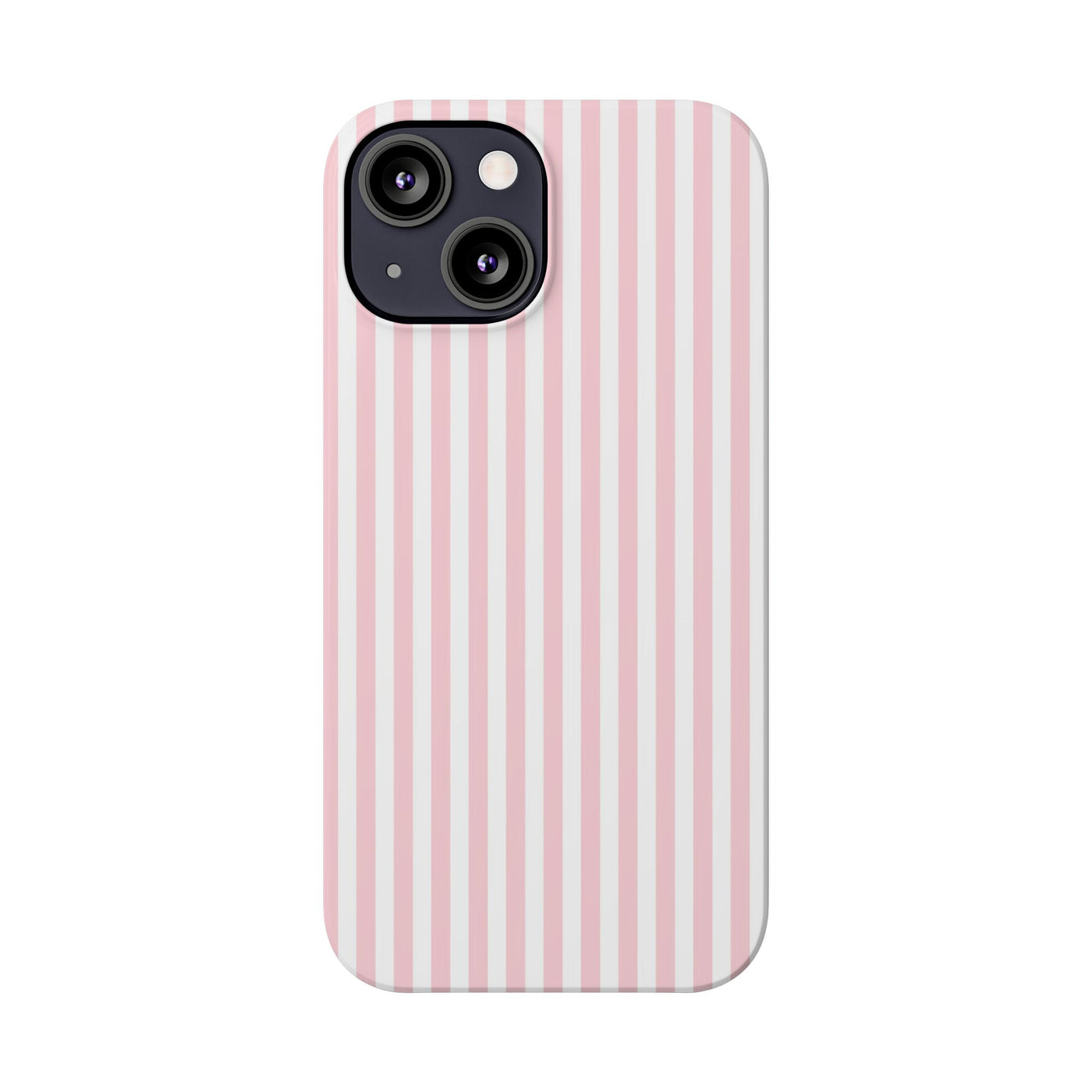 Slim Sweet Pink Striped Cute Phone Case for Iphone 16 - | iPhone 15 Pro Max Case | iPhone 14 Case Iphone 13 12 11 10 9 8 7 X XS Gift for Her