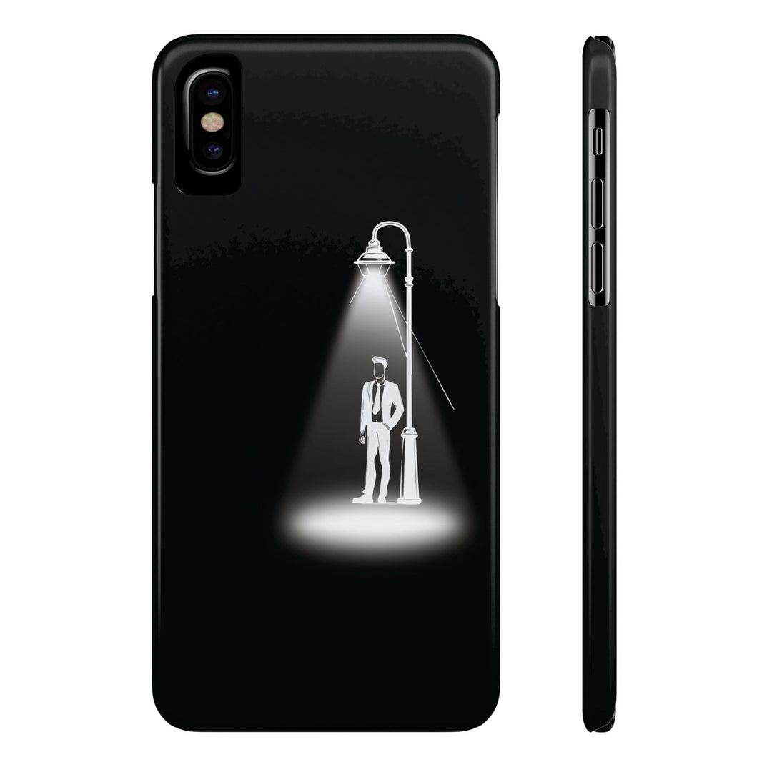 Slim Mystery Man Spotlight Gift for Her Cute Phone Cases for Iphone 16 Pro Max | iPhone 15 Case | iPhone 15 Pro Max Case, Iphone 14, 13, 12, 11, 10, 8, 7 - Studio40ParkLane