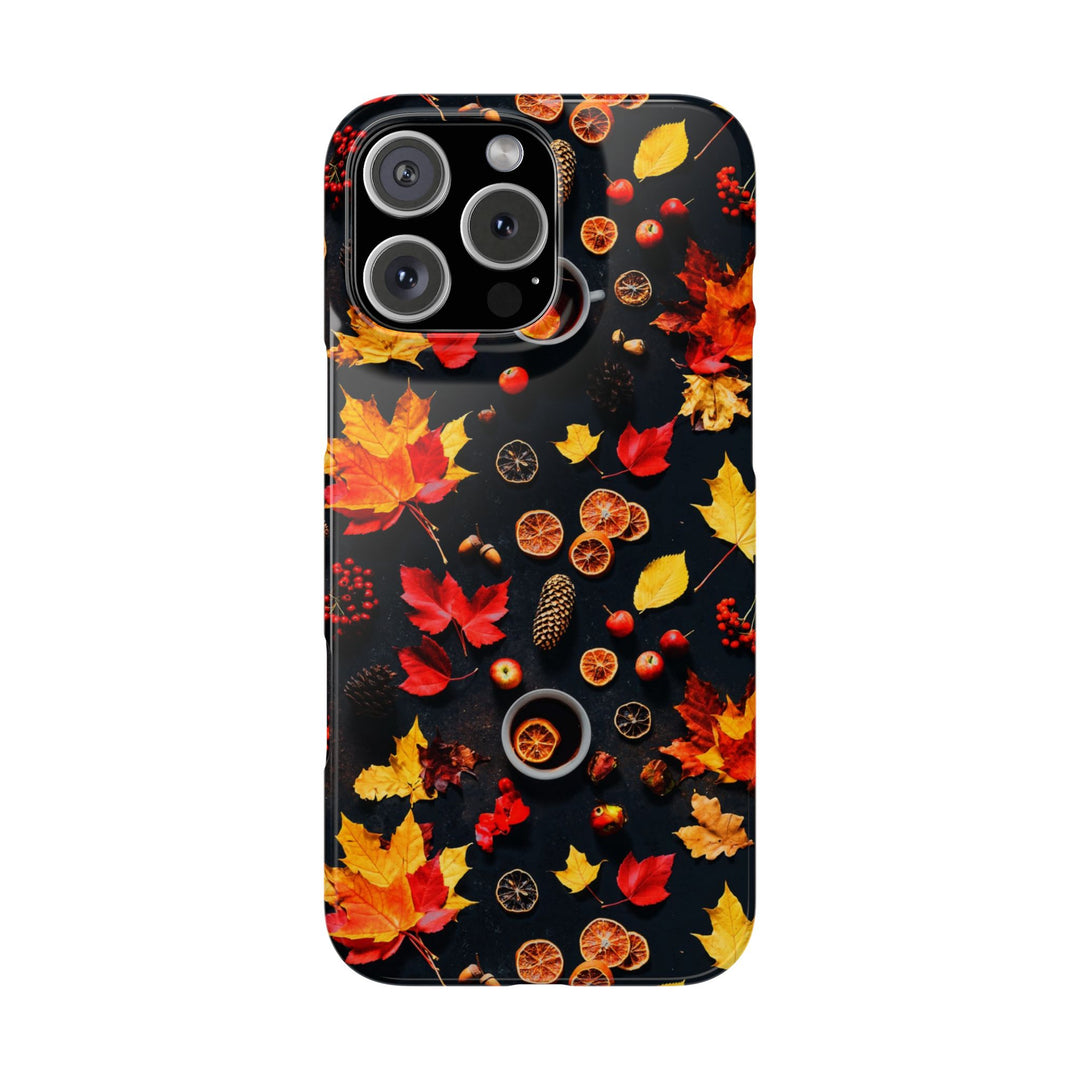 Slim Cute Fall Leaves Collage Phone Cases for Iphone | iPhone 15 Case | iPhone 15 Pro Max Case, Iphone 14, Iphone 14 Pro Max, Iphone 13, Iphone 16 - Studio40ParkLane