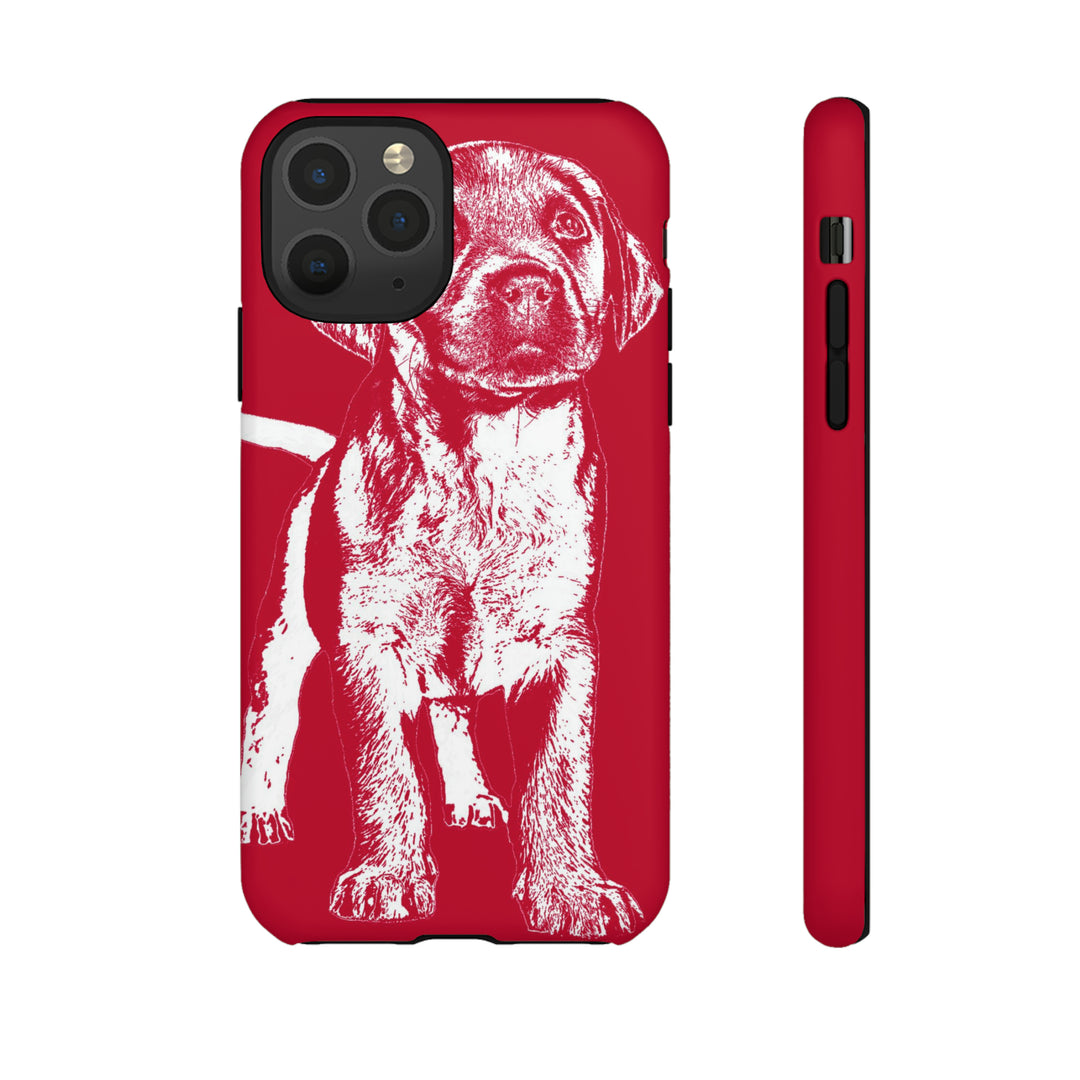 Cute IPhone Case | iPhone 15 Case | iPhone 15 Pro Max Case, Iphone 14 Case, Iphone 14 Pro Max Case IPhone Case for Dog Lovers, Puppy Dog Red - Studio40ParkLane