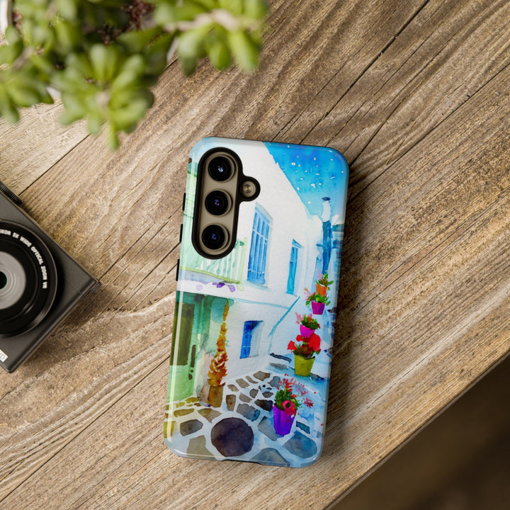 Impact Resistant, Greece House, Cute Phone Cases for Samsung S24, S23, S22, S21, IPhone 15 pro Iphone 14 pro Iphone 13 IPhone 12 Iphone 11 - Studio40ParkLane