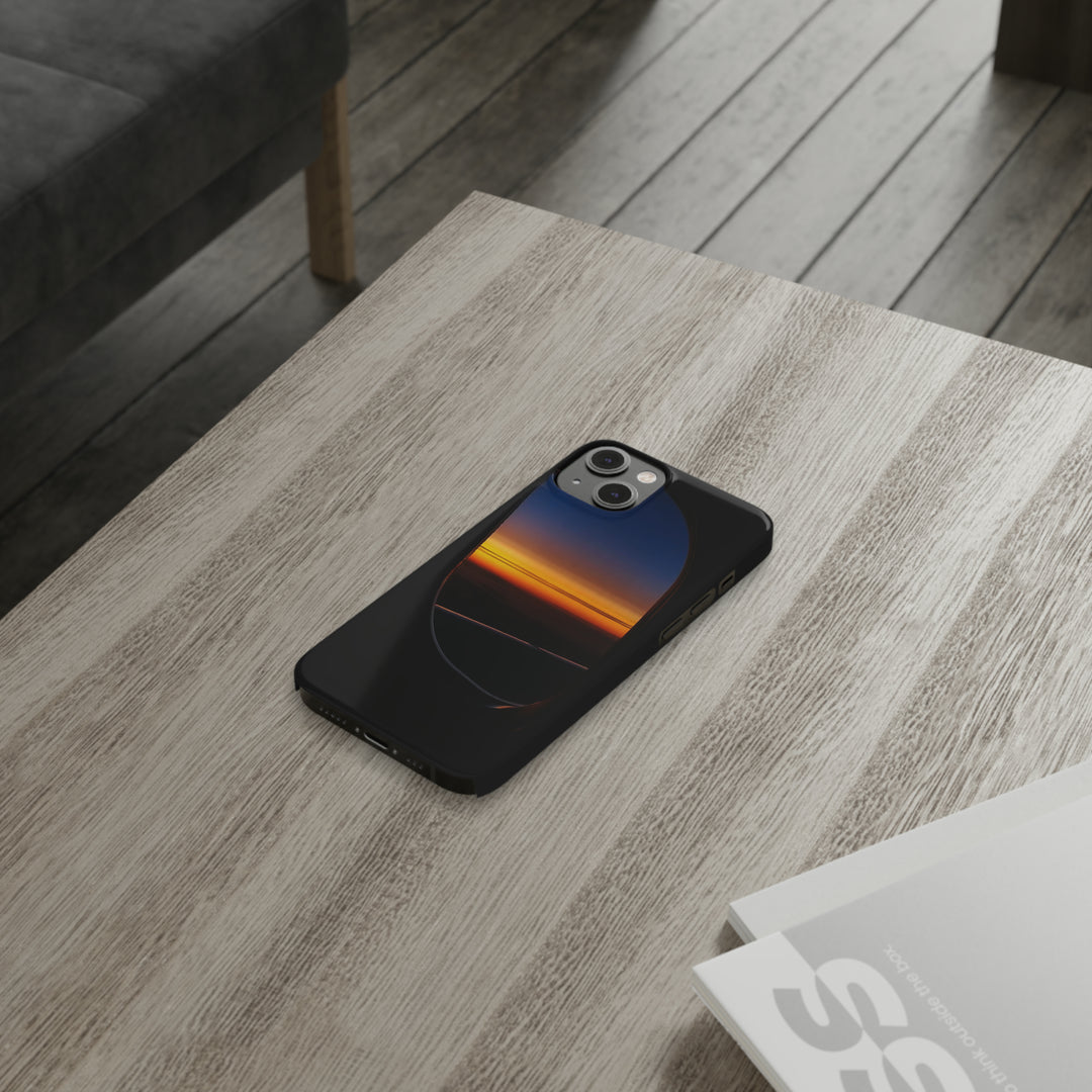 Slim Cute Phone Cases for Iphone - | iPhone 15 Case | iPhone 15 Pro Max Case, Iphone 14 Case, Iphone 14 Pro Max, Iphone 13, Airplane Window Sunset - Studio40ParkLane