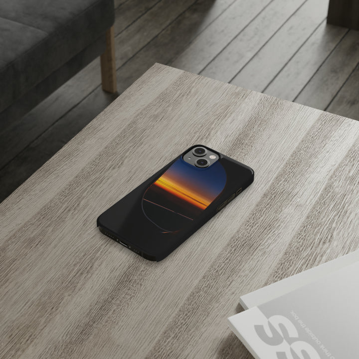 Slim Cute Phone Cases for Iphone - | iPhone 15 Case | iPhone 15 Pro Max Case, Iphone 14 Case, Iphone 14 Pro Max, Iphone 13, Airplane Window Sunset - Studio40ParkLane
