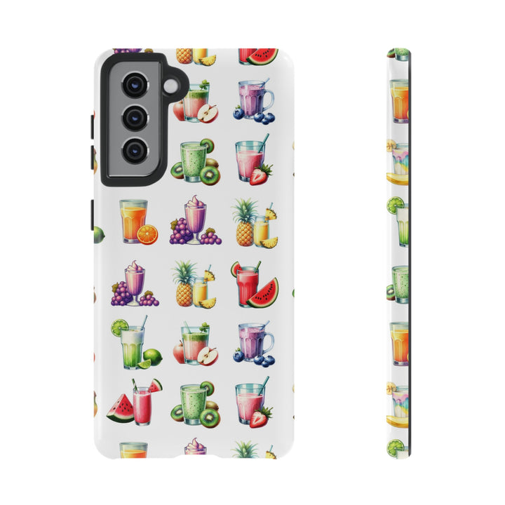 Cute Samsung Case | Cool Iphone Case | Tropical Summer Fruit Cocktail, Samsung S24, S23, S22, S21, IPhone 15 Case | Iphone 14 Case, Iphone 13 Case - Studio40ParkLane