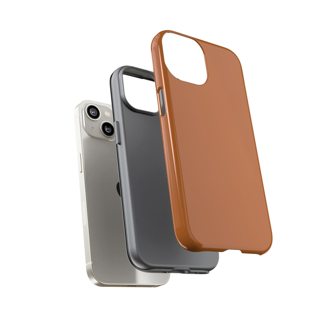 Premium Tough Rusty Brown Orange Gift for Her Cute Phone Cases for Samsung S25 S24, S23, S22, S21, Iphone, 16, 15, 14, 13 Pro Max Ultra - Studio40ParkLane