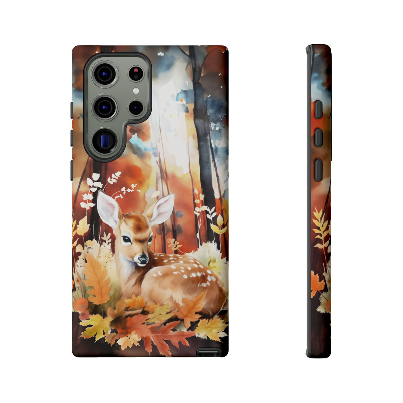 Autumn Fall Deer Forest Gift for Her Cute Phone Case for, Samsung Galaxy S24, S23, S22, S21, IPhone 16 Case | Iphone 15, Iphone 14, IPhone 13 Case