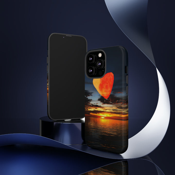 Cute IPhone Case | Rising Heart Love Sunset, iPhone 15 Case | iPhone 15 Pro Case, Iphone 14 Case, Iphone 14 Pro Max Case - Studio40ParkLane