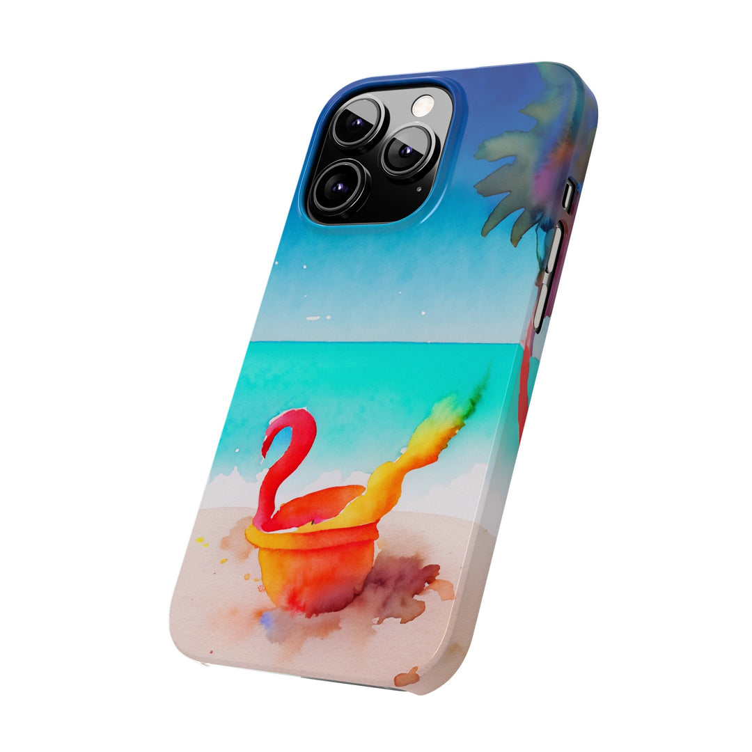 Slim Cute Phone Cases for Iphone - | iPhone 15 Case | iPhone 15 Pro Max Case, Iphone 14 Case, Iphone 14 Pro Max, Iphone 13, Summer Beach Bucket - Studio40ParkLane