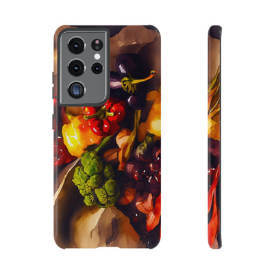 Impact Resistant, Fall Farm Vegetables, Cute Phone Cases for Samsung S24, S23, S22, S21, IPhone 15 pro Iphone 14 pro Iphone 13 IPhone 12 Iphone 11