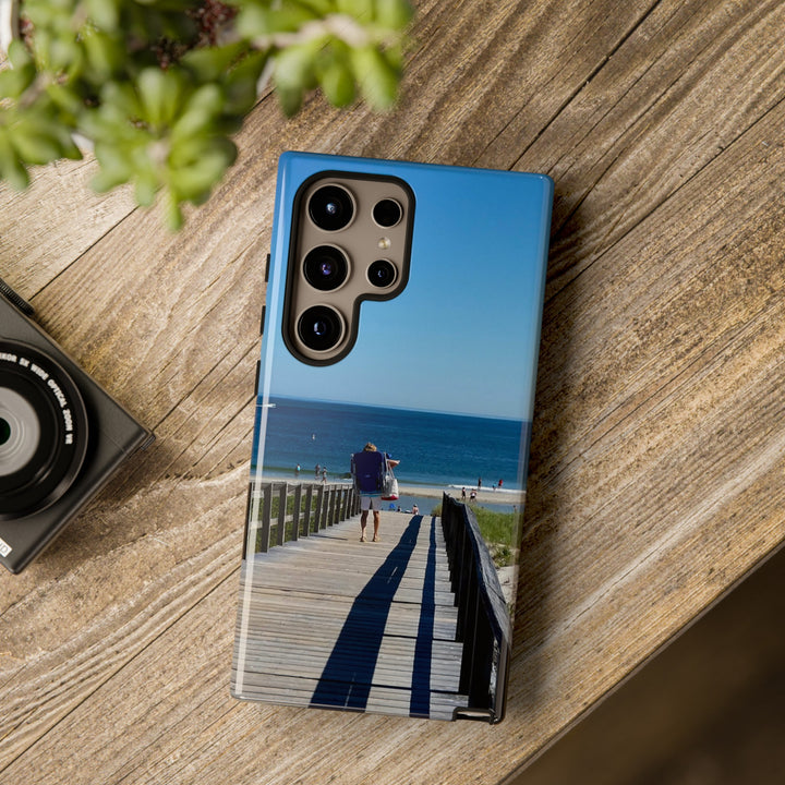 Cute Samsung Case | Cool Iphone Case | Summer Beach Walk, Samsung S24, S23, S22, S21, IPhone 15 Case | Iphone 14 Case, Iphone 13 Case - Studio40ParkLane