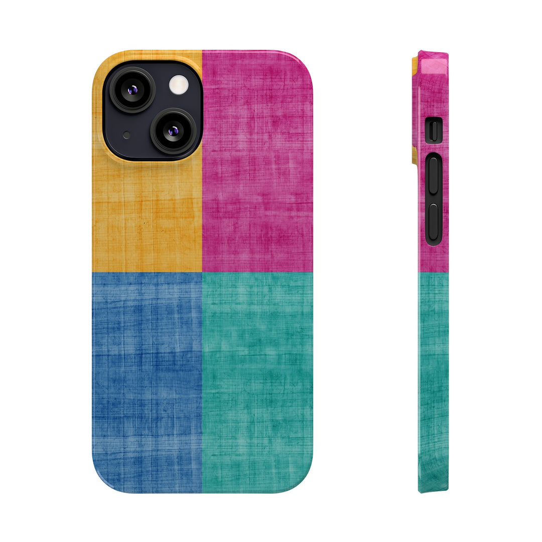 Slim Cute Phone Cases for Iphone | iPhone 15 Case | iPhone 15 Pro Max Case, Iphone 14, Iphone 14 Pro Max, Iphone 13, Abstract Color Blocks - Studio40ParkLane