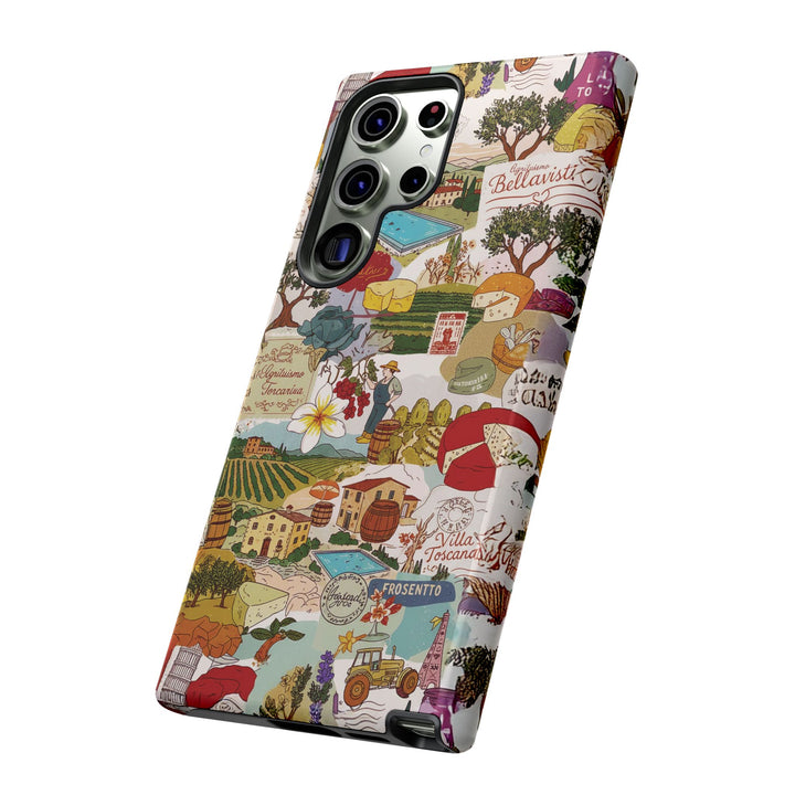 Italy Tuscany Coquette Collage Tough Premium Phone Case - For iPhone 17 Pro Max iPhone 16 Pro iPhone 15 Iphone 14 Plus 13 Pro 12 11 10 XR - Studio40ParkLane