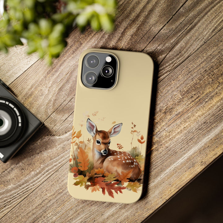 Slim Autumn Fall Deer Gift for Her Cute Phone Cases for Iphone 16 | iPhone 15 Case | iPhone 15 Pro Max Case, Iphone 14, Iphone 14 Pro Max, Iphone 13, Slim - Studio40ParkLane