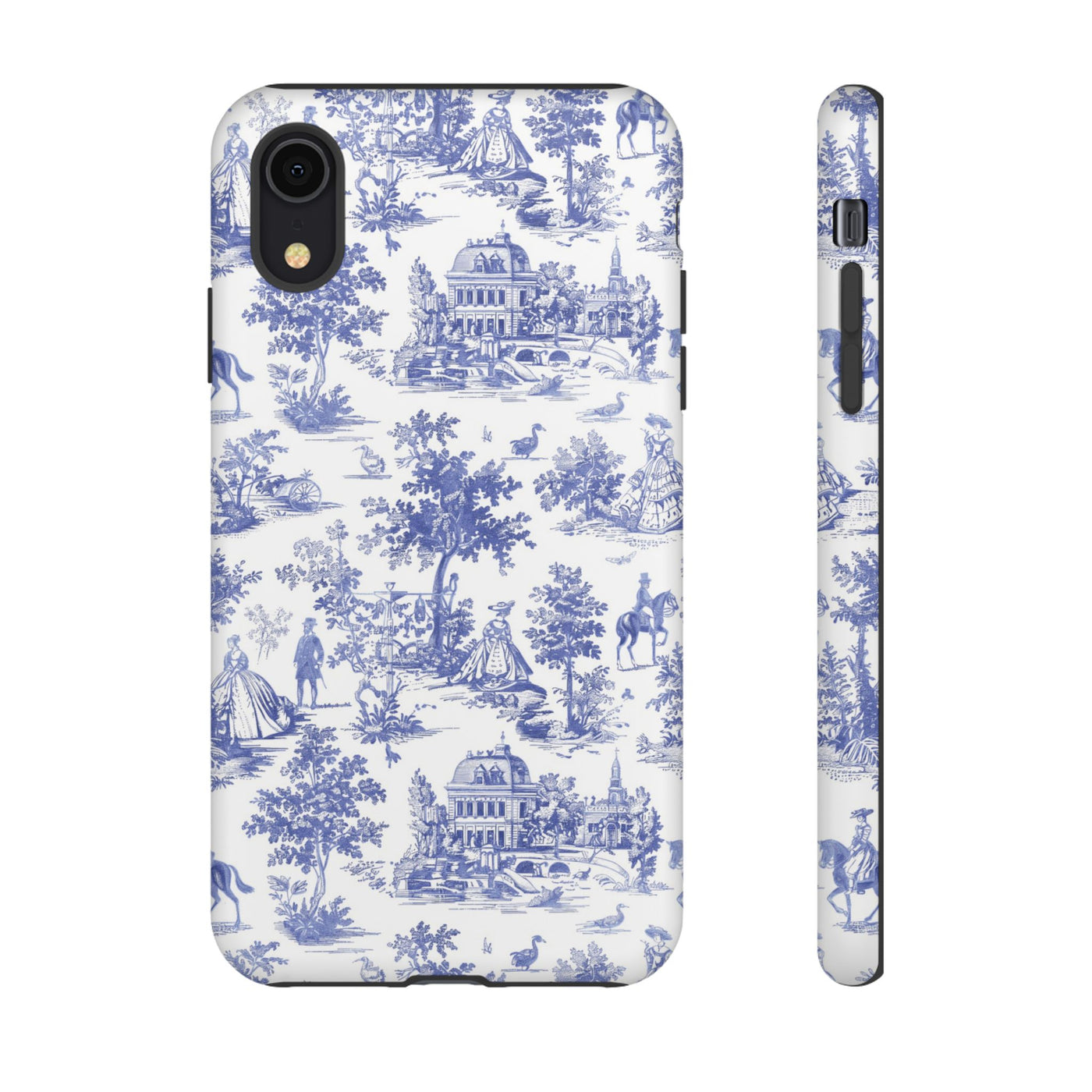 Premium Tough French Toile Gift for Her Cute Phone Cases for Samsung S25 S24, S23, S22, S21, Iphone, 16, 15, 14, 13 Pro Max Ultra - Studio40ParkLane