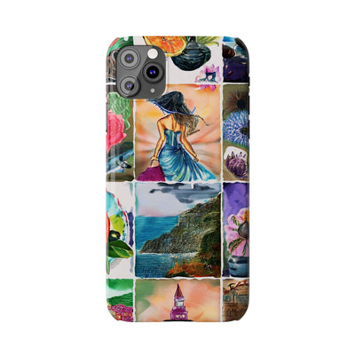 Slim Travel Coquette Collage Slim Cute Phone Cases for Iphone  | iPhone 15 Case | iPhone 15 Pro Max Case, Iphone 14, Iphone 14 Pro Max, Iphone 13