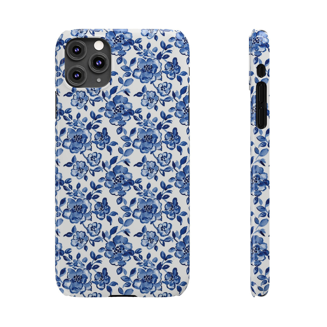 Slim Blue Chinoiserie Gift for Her Cute Phone Cases for Iphone 16 Pro Max | iPhone 15 Case | iPhone 15 Pro Max Case, Iphone 14, Iphone 14 Pro Max, Iphone 13 12 11 8 7 - Studio40ParkLane