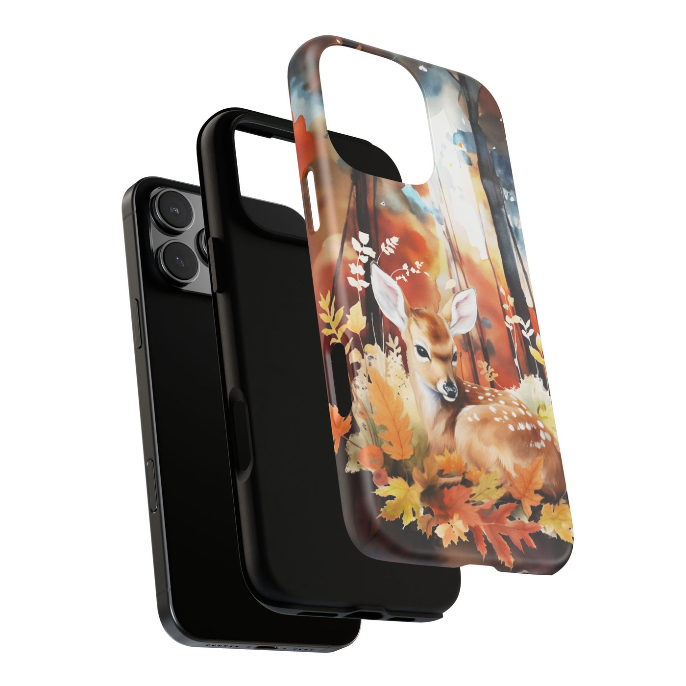 Autumn Fall Deer Forest Gift for Her Cute Phone Case for, Samsung Galaxy S24, S23, S22, S21, IPhone 16 Case | Iphone 15, Iphone 14, IPhone 13 Case