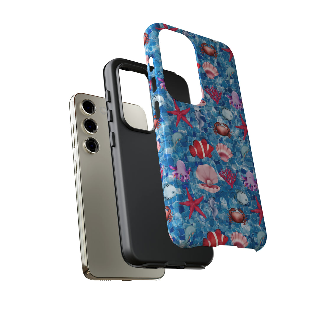 Cute Samsung Phone Case | Aesthetic Samsung Phone Case | Galaxy S23, S22, S21, S20 | Under The Sea, Protective Phone Case - Studio40ParkLane