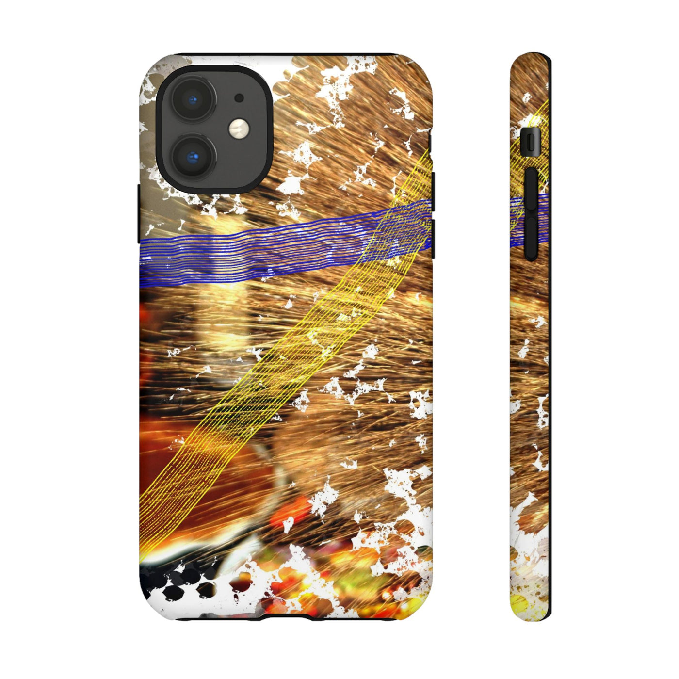 Impact Resistant, Pecan Pie Abstract, Cute Phone Cases for Samsung S24, S23, S22, S21, IPhone 15 pro Iphone 14 pro Iphone 13 IPhone 12 Iphone 11