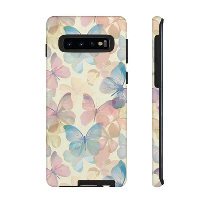 Cute Samsung Case | Cool Iphone Case | Summer Pastel Butterflies, Samsung S24, S23, S22, S21, IPhone 15 Case | Iphone 14 Case, Iphone 13 Case