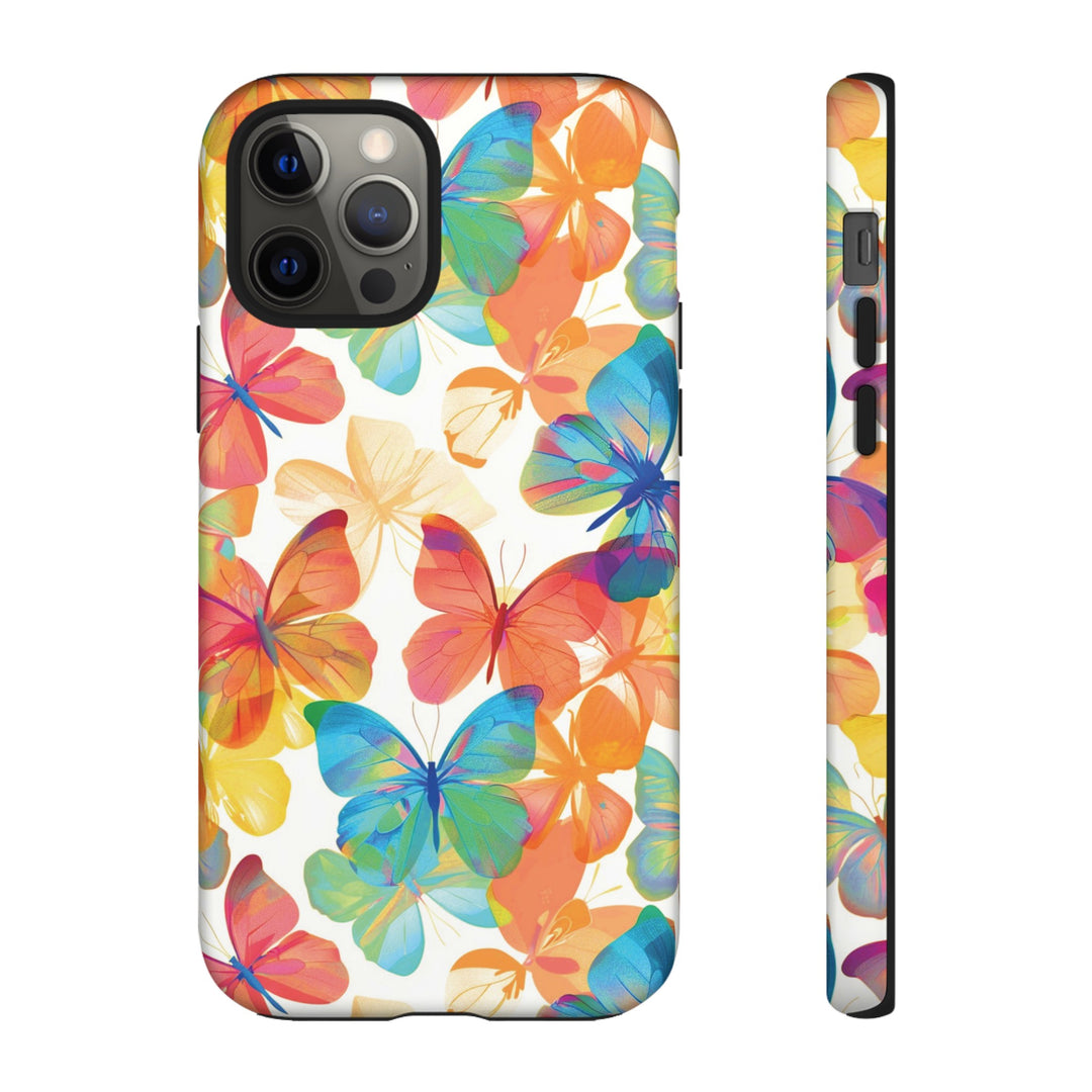 Cute Samsung Case | Cool Iphone Case | Summer Bright Butterflies, Samsung S24, S23, S22, S21, IPhone 15 Case | Iphone 14 Case, Iphone 13 Case - Studio40ParkLane