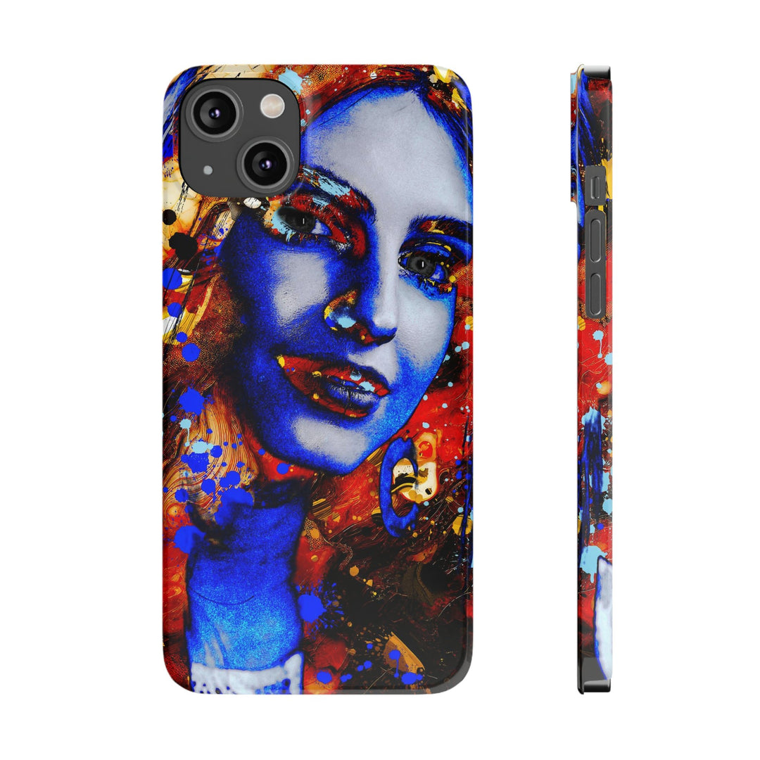 Slim Cute Phone Cases for Iphone - | iPhone 15 Case | iPhone 15 Pro Max Case, Iphone 14 Case, Iphone 14 Pro Max, Iphone 13, Marble Splash Face - Studio40ParkLane