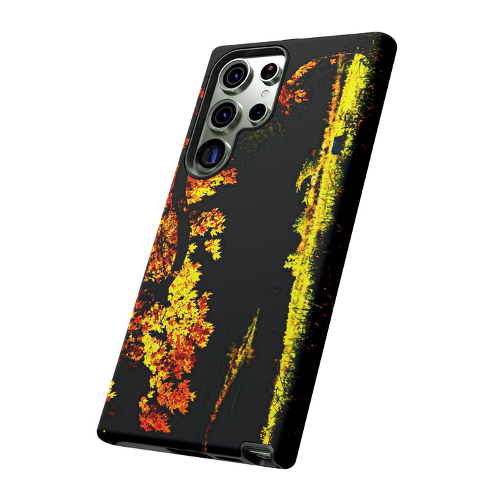 Cute Samsung Phone Case | Aesthetic Samsung Phone Case | Fall Leaves North Bridge | Galaxy S23, S22, S21, S20 | Luxury Double Layer | Cool - Studio40ParkLane