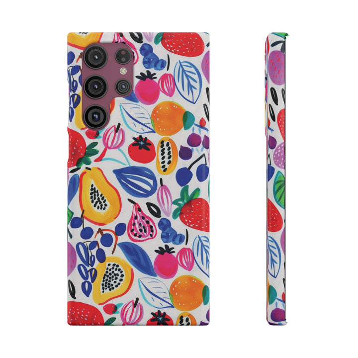 Snap Cute Custom Phone Case, Summer Fruit case for iPhone 18 17 16 15 14 13 12 Pro Max, Samsung S26 S25 S24 S23 Ultra Protective Phone Case - Studio40ParkLane