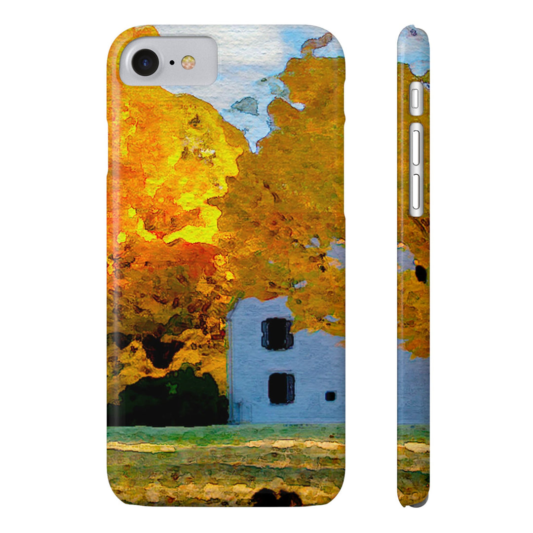 Slim Cute Phone Cases for Iphone - | iPhone 15 Case | iPhone 15 Pro Max Case, Iphone 14 Case, Iphone 14 Pro Max, Iphone 13, New England Fall Leaves - Studio40ParkLane