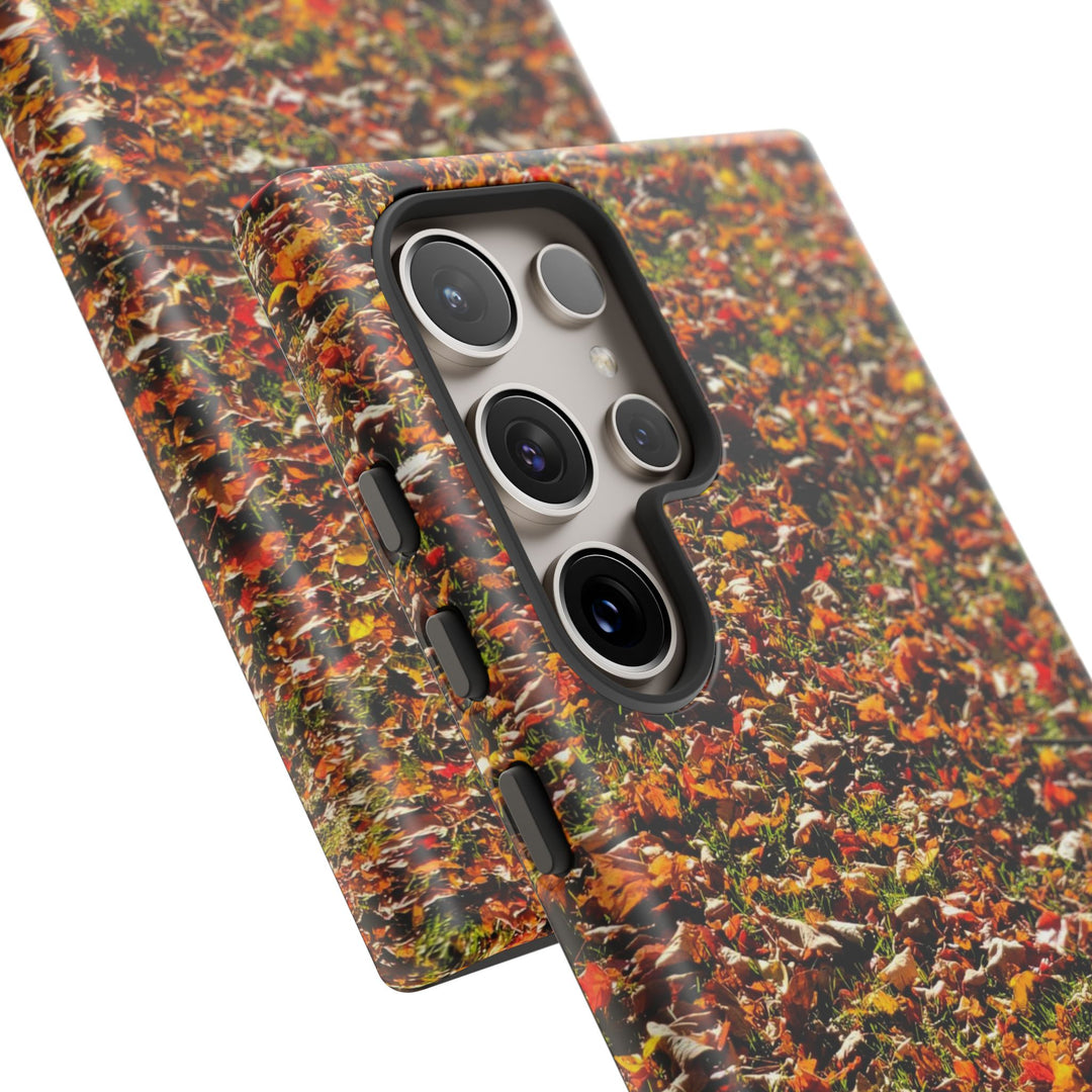 Impact Resistant, Fall Leaves Collage, Cute Phone Cases for Samsung S24, S23, S22, S21, IPhone 15 pro Iphone 14 pro Iphone 13 IPhone 12 Iphone 11 - Studio40ParkLane
