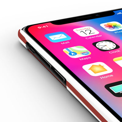 Slim Farmhouse Red Striped Cute Phone Case for Iphone 16 - | iPhone 15 Pro Max Case | iPhone 14 Case Iphone 13 12 11 10 9 8 7 Gift for Her - Studio40ParkLane