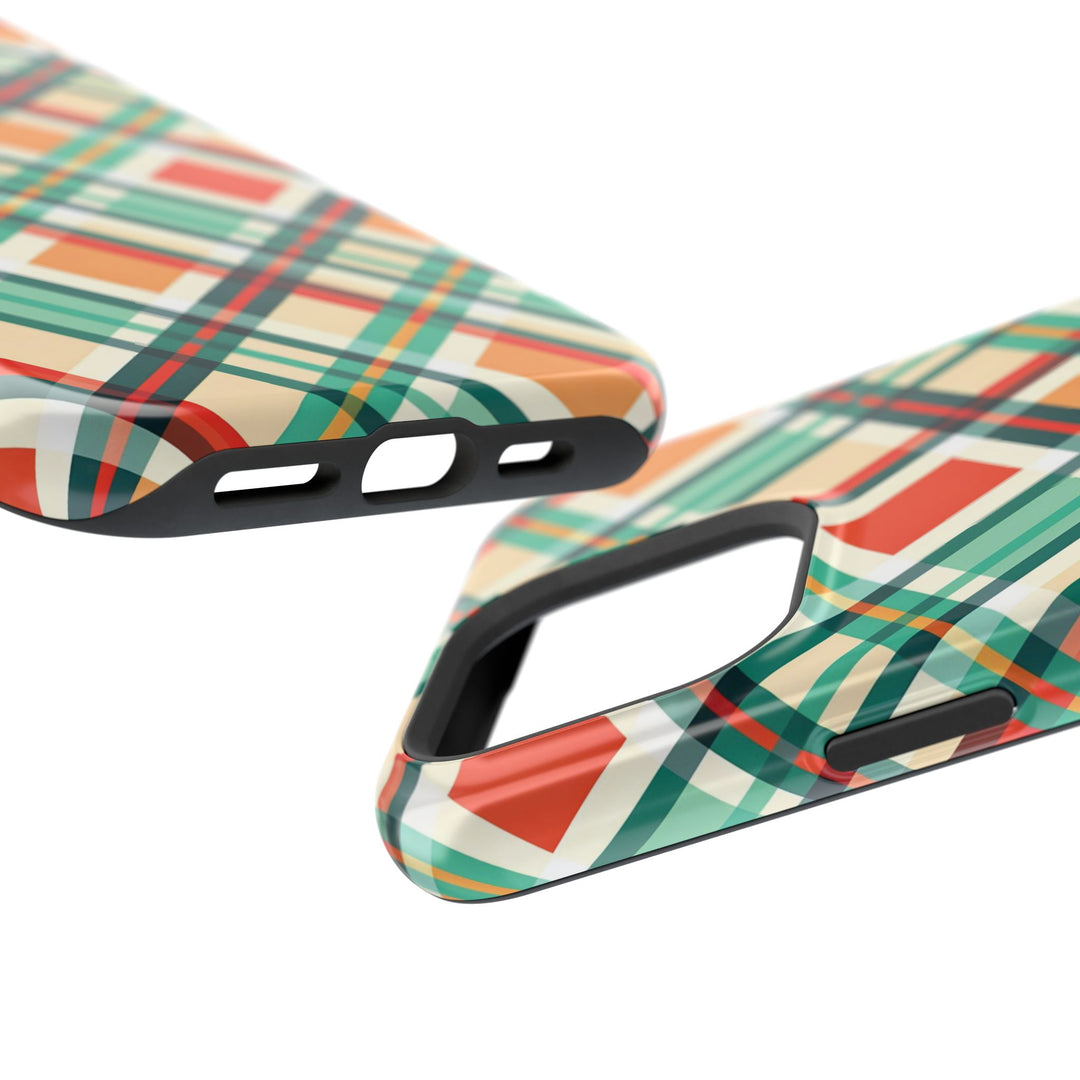 Checkered Plaid Magsafe Gift for Her Cute Phone Case for Iphone, | iPhone 16 | iPhone 15 Pro Max, Iphone 14 Pro Max, 13 12 11 10 9 8 7 - Studio40ParkLane